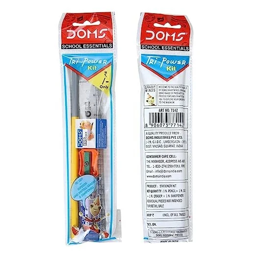 DOMS Doms Tri Power School Essential Pencil kit-Pack of 5
