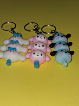 Sanrio character keychains Pack of Four