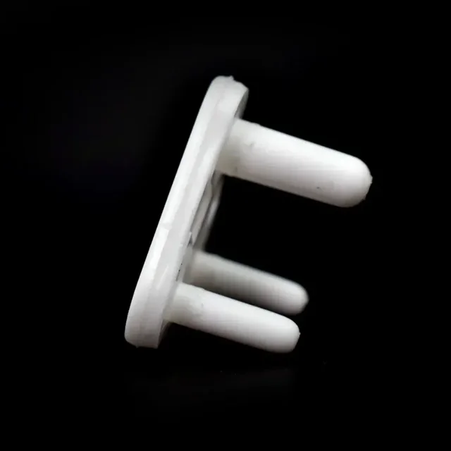 Safety Cover Guards for Electric Socket Plug (Big) Pack of 5 ( Five) - White, White