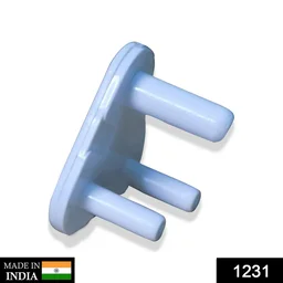 Safety Cover Guards for Electric Socket Plug (Big) Pack of 5 ( Five) - White, White