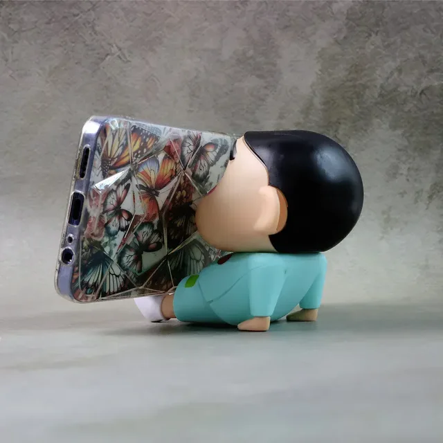 Cute Cartoon Figurine Mobile Phone Stand - (1 Pc)