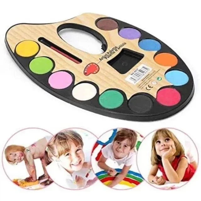 kids 12 Colour plate Art Supplies for Kids Deluxe Kids Art