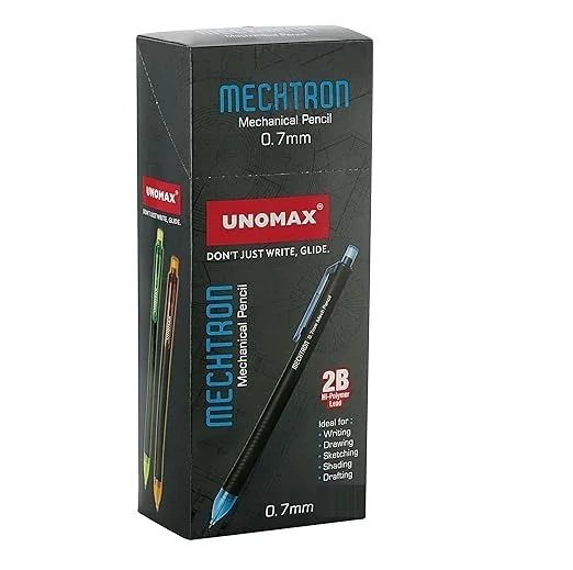 Multi Colour Pencils UNOMAX Mechtron Mechanical Pencil - Pack of 10 (0.7 MM)