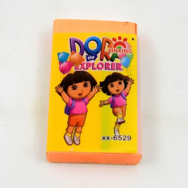 Fancy & Stylish Eraser (5 Pc / Mix Design) - Multi, Multi