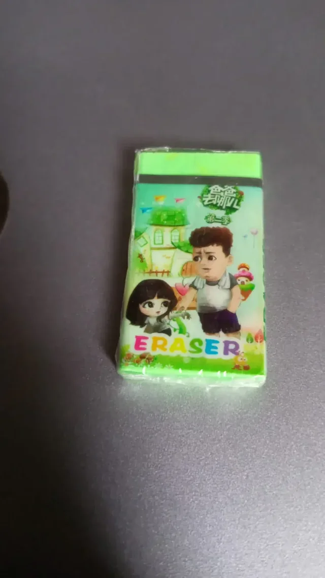 Fancy & Stylish Eraser (5 Pc / Mix Design) - Multi, Multi
