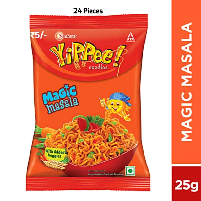Yippee Noodles 12 Pcs (5/-)