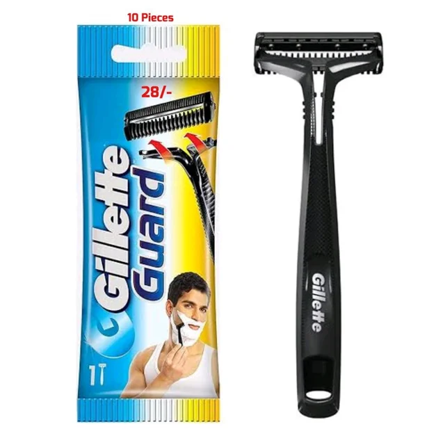 Gillette Guard Razor 10 Pcs (28/-)