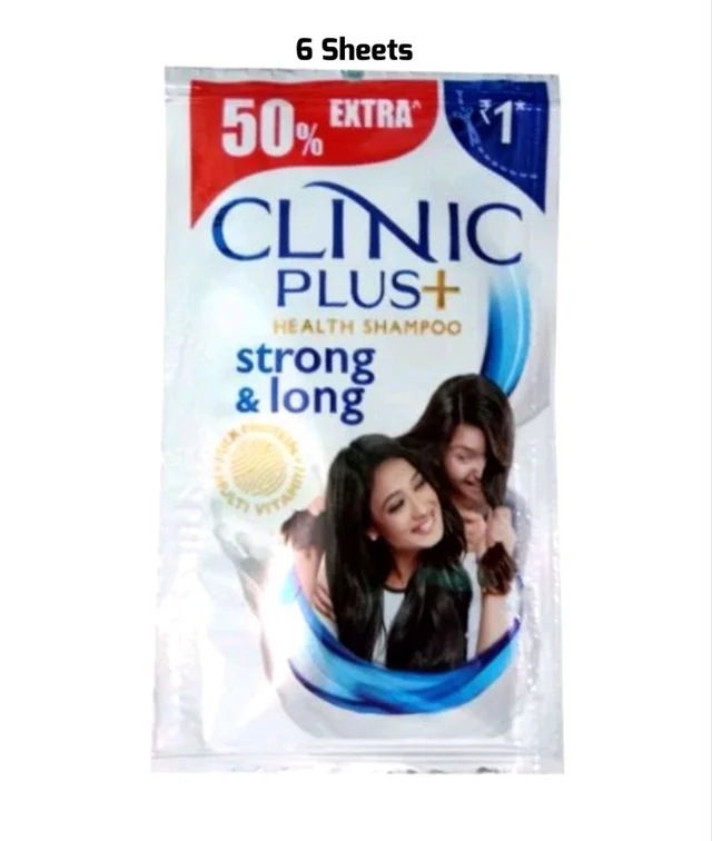 CLINIC PLUS Shampoo 6 Shts (1/-)