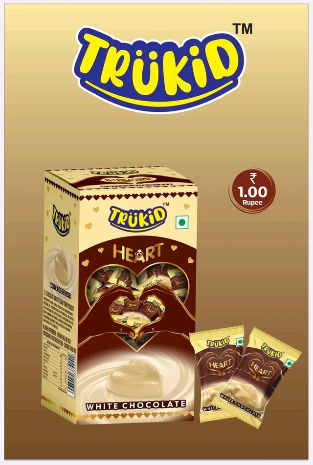 Trukid WHITE Hearts (1/-)