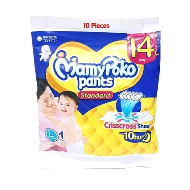 MamyPoko Pants L 10 Pcs (14/-)