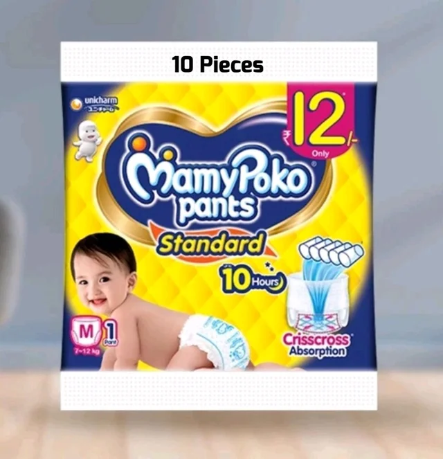 MamyPoko Pants M 10 Pcs (12/-)