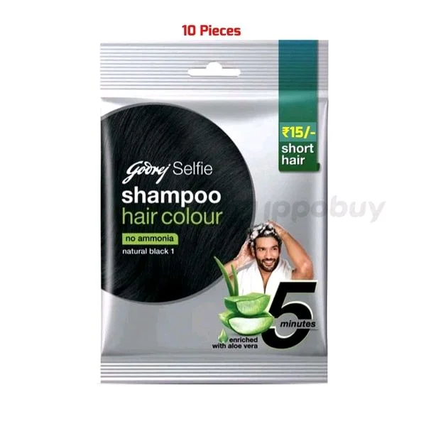 Godrej SELFI Shampoo 10 Pcs (15/-)
