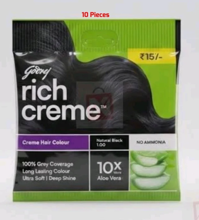 Godrej rich creme 10 Pcs (15/-)