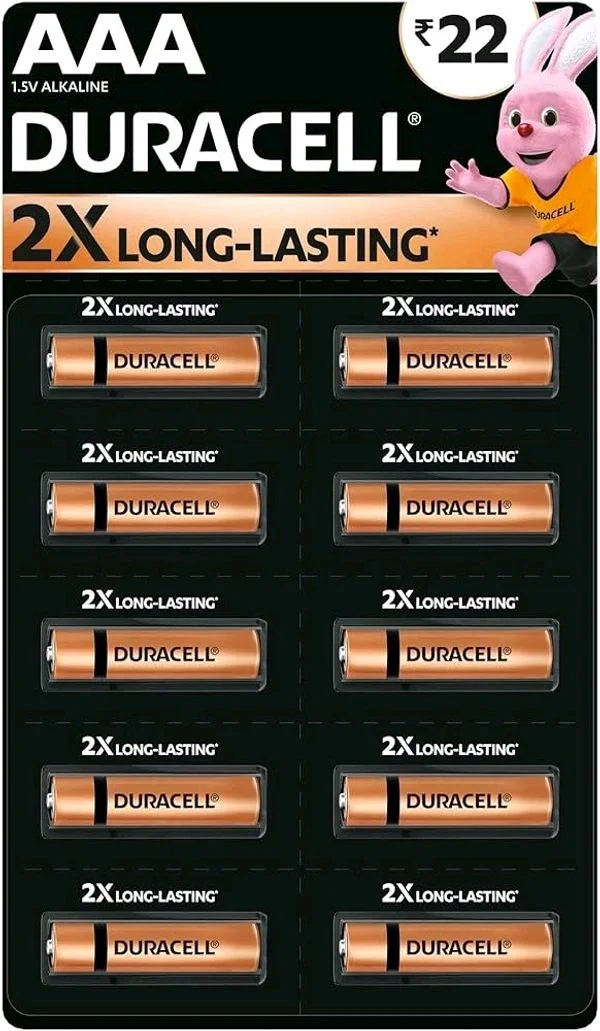 DURACELL Small 10 Pcs (22/-)
