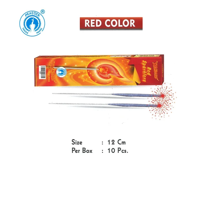 Red Sparklers - 12cm