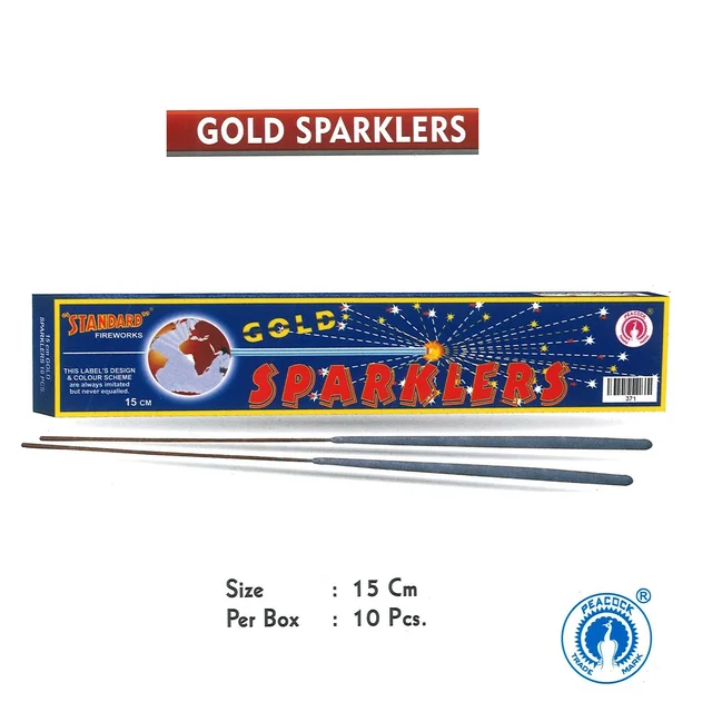 Gold Sparklers - 15cm