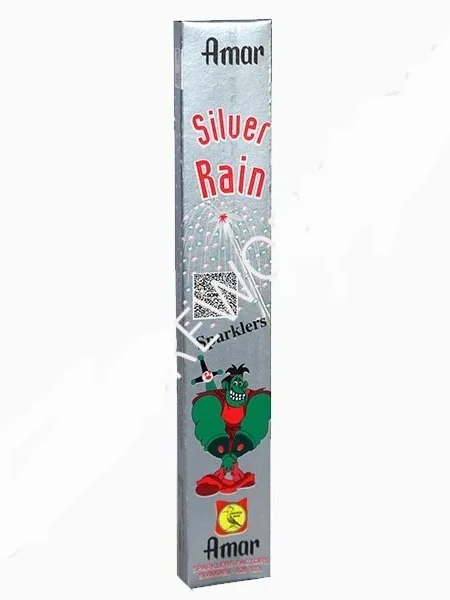 Silver Rain Sparklers - 12cm