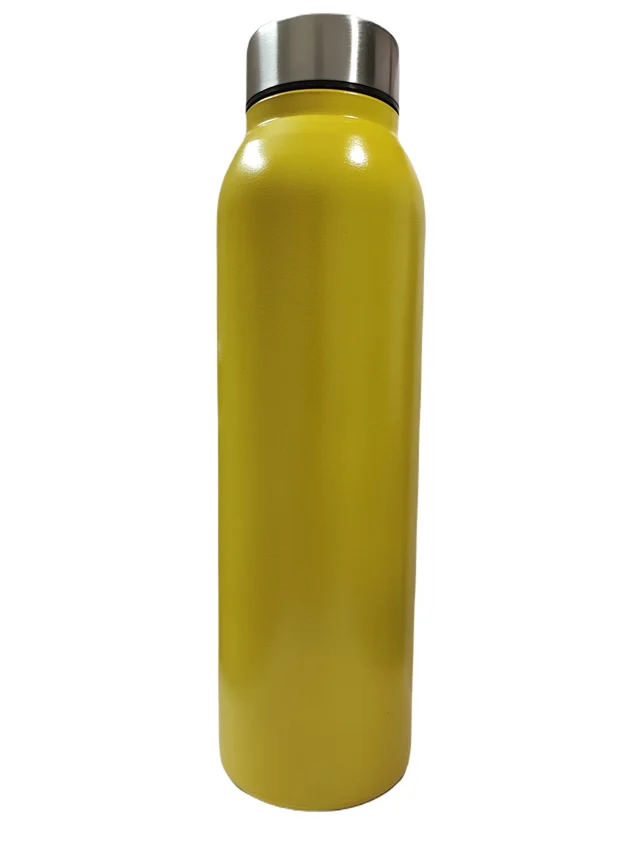 950ml Yellow Colour SS Bottle (SS304 Grade)