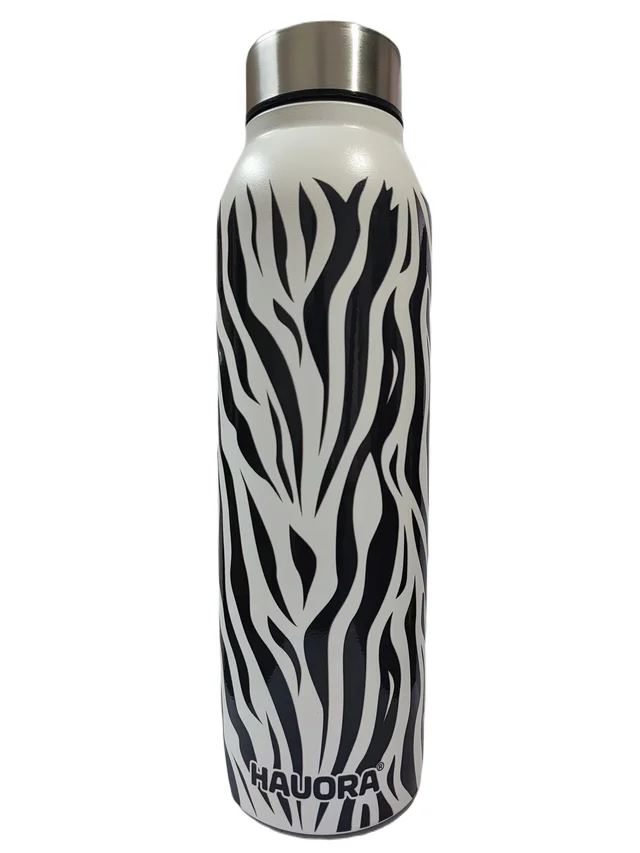 950ml Zebra Printed SS Bottle (W) (SS304 Grade)