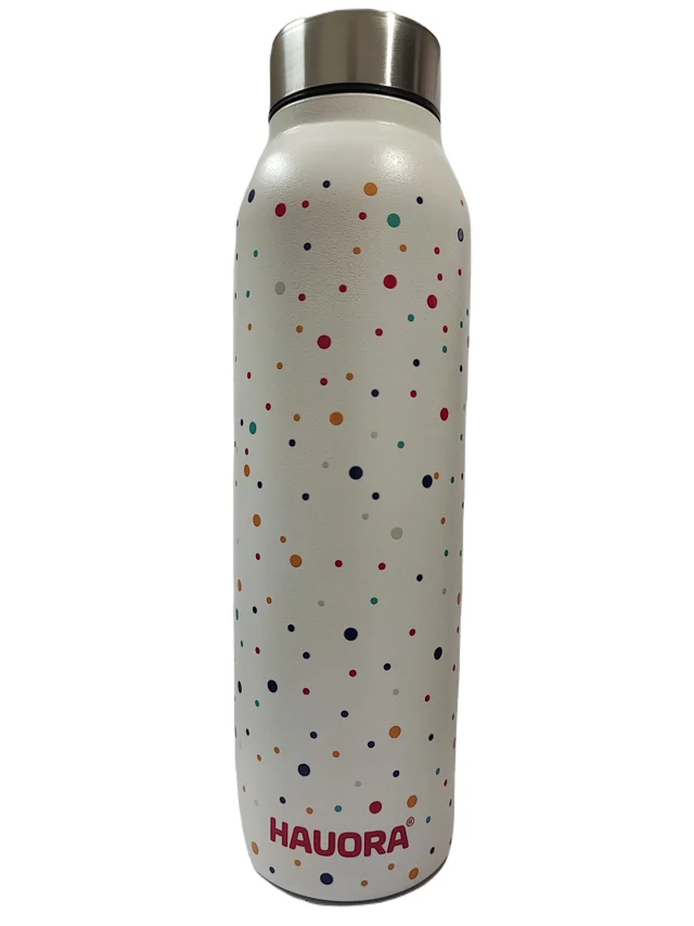 950ml Colourful Dots Printed SS Bottle (W) (SS304 Grade)