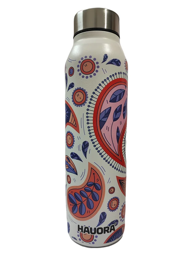 950ml Floral Paisley Printed SS Bottle (W) (SS304 Grade)