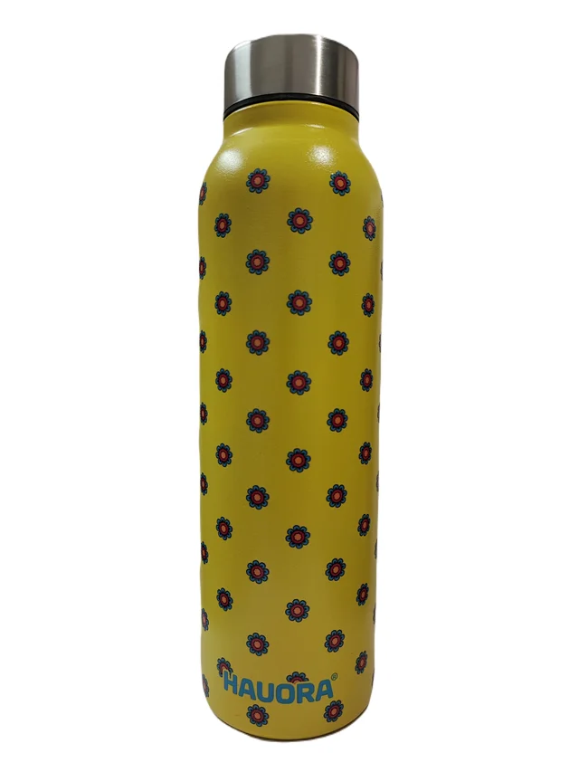 950ml Tiny Flower Printed SS Bottle (Y) (SS304 Grade)