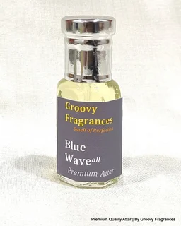 Groovy Fragrances Blue Wave Long Lasting Perfume Roll-On Attar | Unisex | Alcohol Free by Groovy Fragrances - 6ML