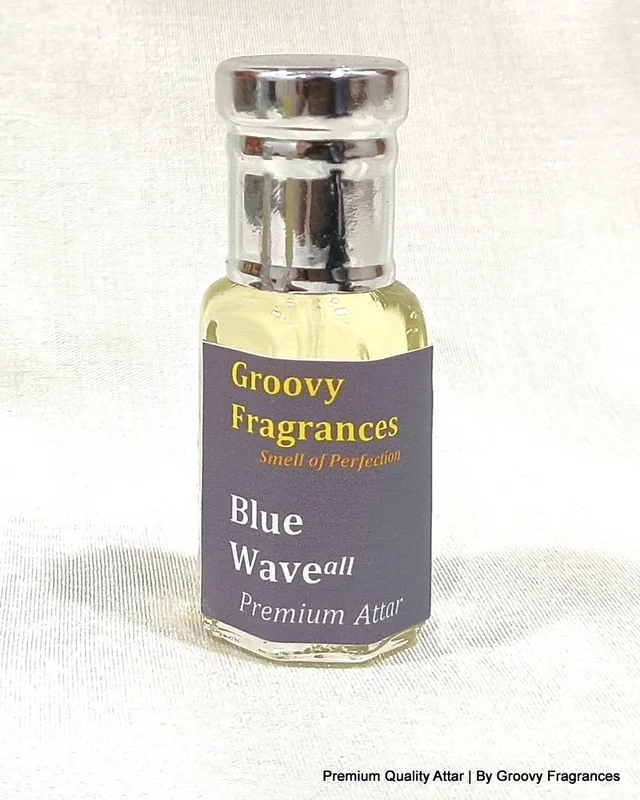 Groovy Fragrances Blue Wave Long Lasting Perfume Roll-On Attar | Unisex | Alcohol Free by Groovy Fragrances - 6ML