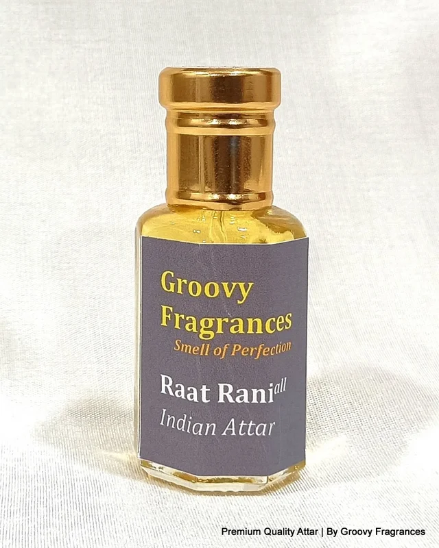 Groovy Fragrances Raat Rani Long Lasting Perfume Roll-On Attar | Indian Natural Attar | Alcohol Free by Groovy Fragrances - 12ML