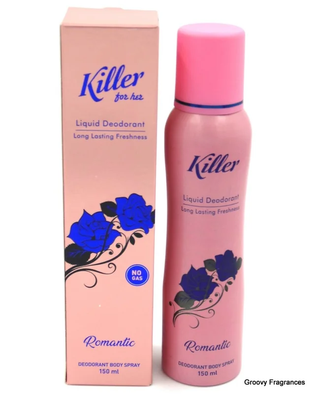 Killer Romantic Liquid Deodorant Long Lasting Freshness Body Spray No Gas - For Her