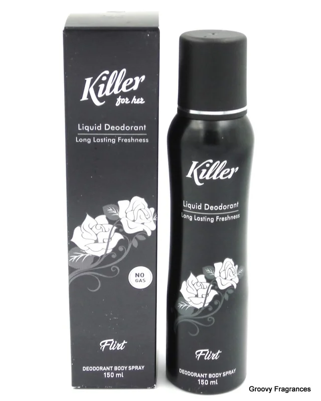 Killer Flirt Liquid Deodorant Long Lasting Freshness Body Spray No Gas - For Her