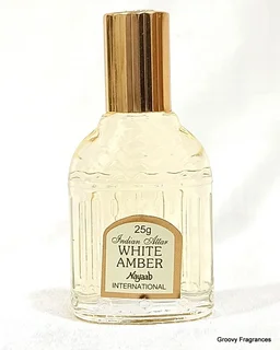 Nayaab White Amber Indian Perfume Attar Roll-On Free from ALCOHOL - 25ML