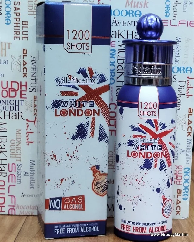 Al Nuaim White London Long Lasting Perfume Spray | Alcohol Free