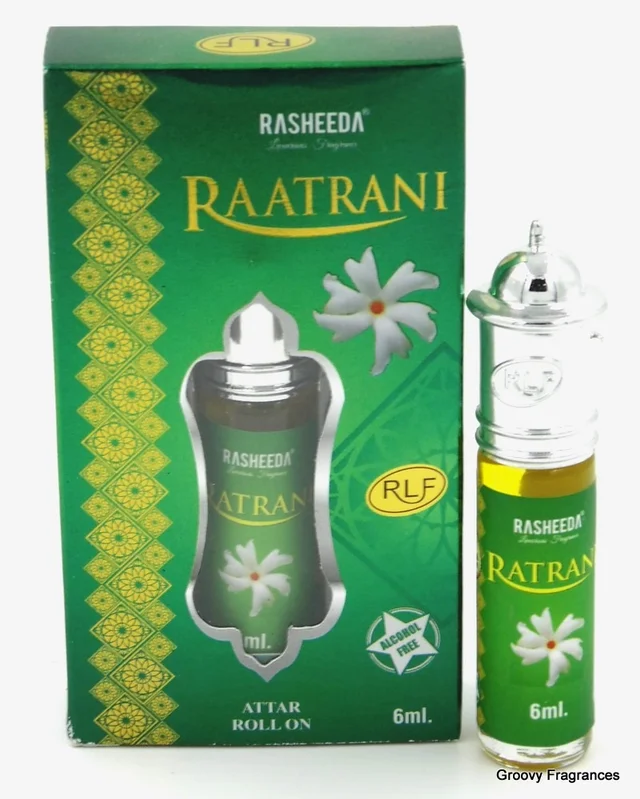 Rasheeda RaatRani Perfume Roll-On Attar Free from ALCOHOL - 6ML