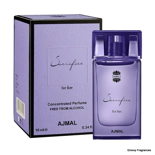 Ajmal Sacrifice For Her concentrated Perfume | For Women | Alcohol Free - 10ML