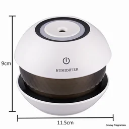 Magic Diamond Humidifier Night Light USB Air Purification Creative Car Desktop Bedroom Household Portable Humidifiers - White