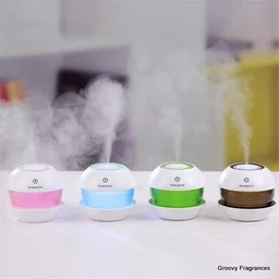 Magic Diamond Humidifier Night Light USB Air Purification Creative Car Desktop Bedroom Household Portable Humidifiers - White