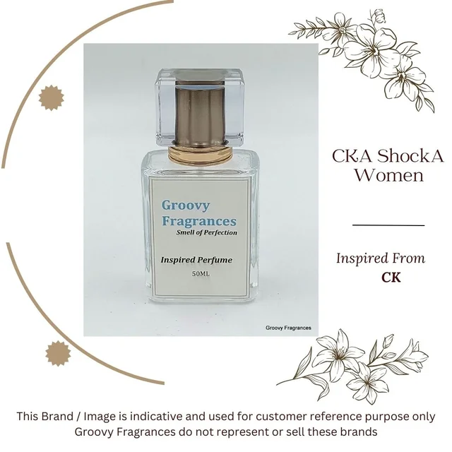 Groovy Fragrances CKA ShockA Women Long Lasting Perfume | For Women - 60ML