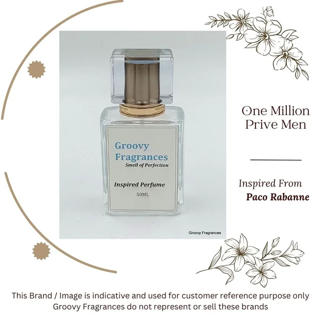 Groovy Fragrances One Million Prive Men By PacoA RabanneA Long Lasting Perfume | For Men - 60ML