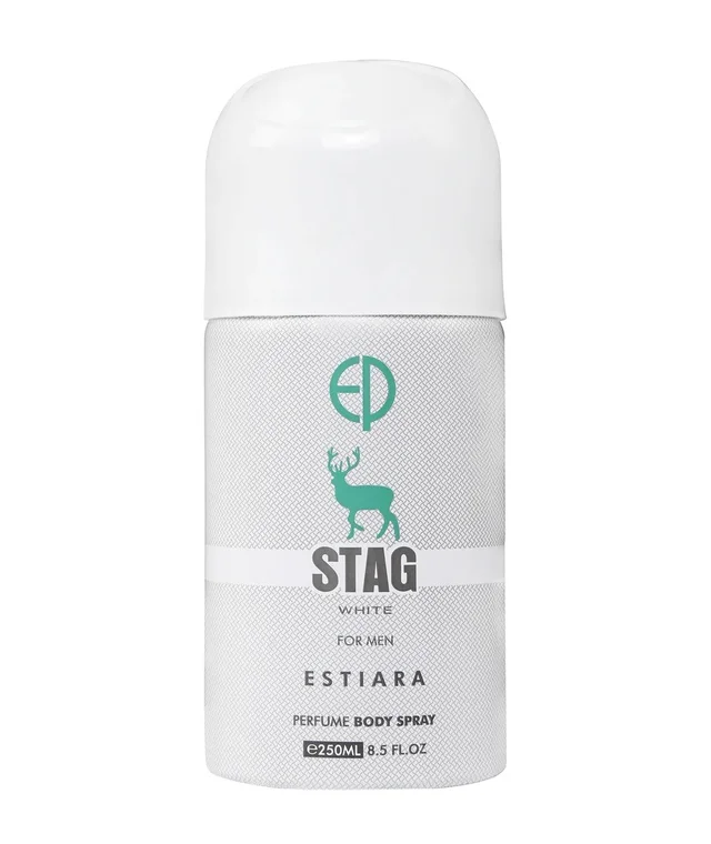 Estiara STAG White Perfume Body Spray - For Men - 250ML
