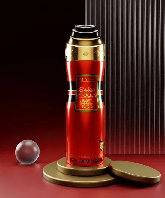 Al Nuaim Swiss Firdaus Long Lasting Perfume Spray | Alcohol Free - 200ML