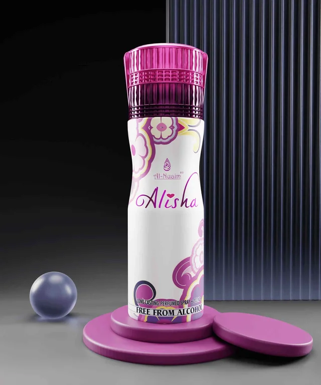 Al Nuaim Alisha Long Lasting Perfume Spray | Alcohol Free - 200ML