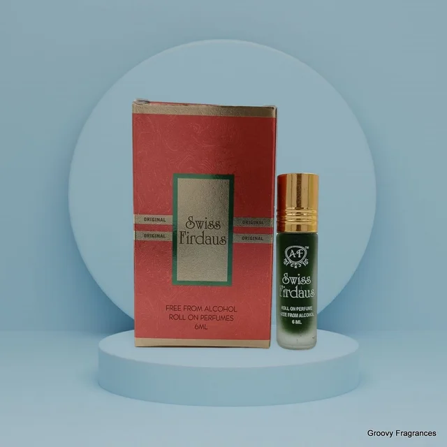 Araham Swiss Firdaus Perfume Attar Roll-On Free from ALCOHOL - 6ML