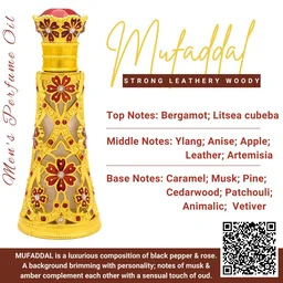 Naseem MUFADDAL Attar Premium Perfume Oil - For Men - 20ML
