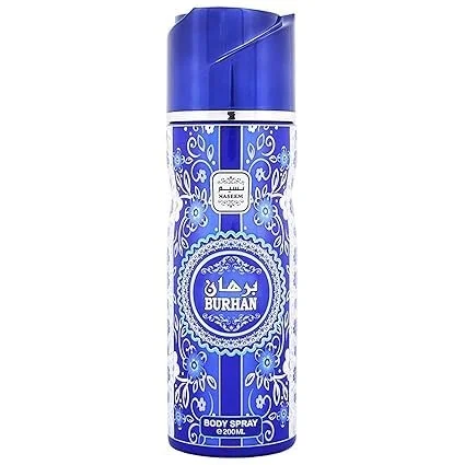 Naseem Burhan Perfumed Body Spray | No Gas | Alcohol free | For Men - 200ML