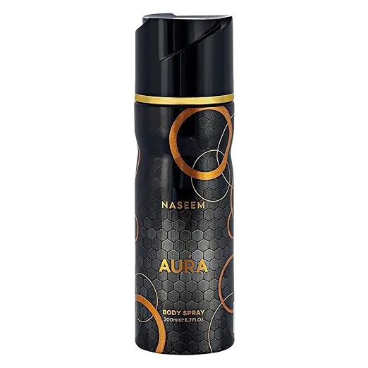 Naseem AURA Perfumed Body Spray | No Gas | Alcohol free | Unisex - 200ML