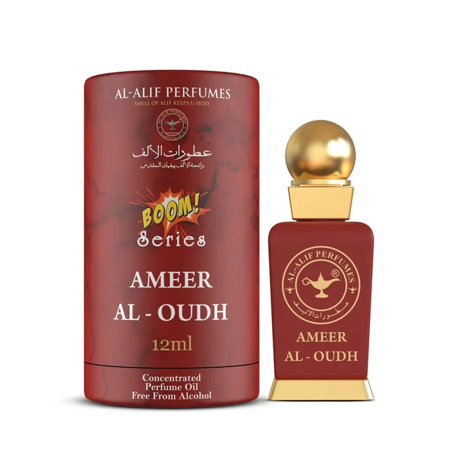 Al Alif AMEER AL OUDH Boom Series Perfume Roll-On Attar