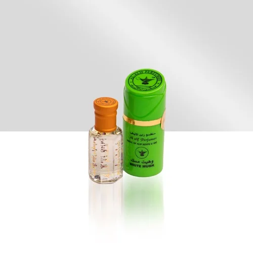 Al Alif White Musk Attar Premium Perfume Oil - Unisex - 12ML