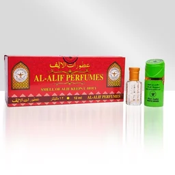 Al Alif White Musk Attar Premium Perfume Oil - Unisex - 12ML