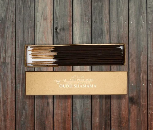 Al Alif Oudh Shamama Handmade Masala Agarbatti Incense Sticks - 50GM